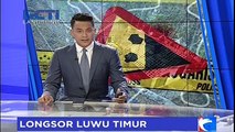 Detik-Detik Longsor Timpa Sejumlah Rumah di Luwu Timur