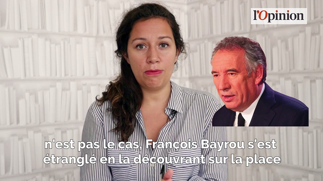 Bayrou-Macron, premier accroc