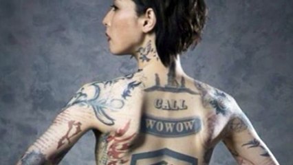 鳥居、全身アートだわ。