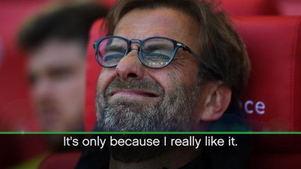 Happy Klopp doesn't need drugs!