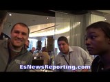 SERGEY KOVALEV REACTS TO CLARESSA SHIELDS TELLING HIM ANDRE WARD IS HER 