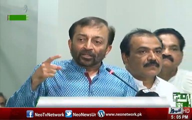 Farooq Sattar's Media Talk in Karachi
