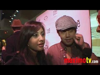 FRANCIA RAISA and ALLEN EVANGELISTA Interview at Zoe Myers Party