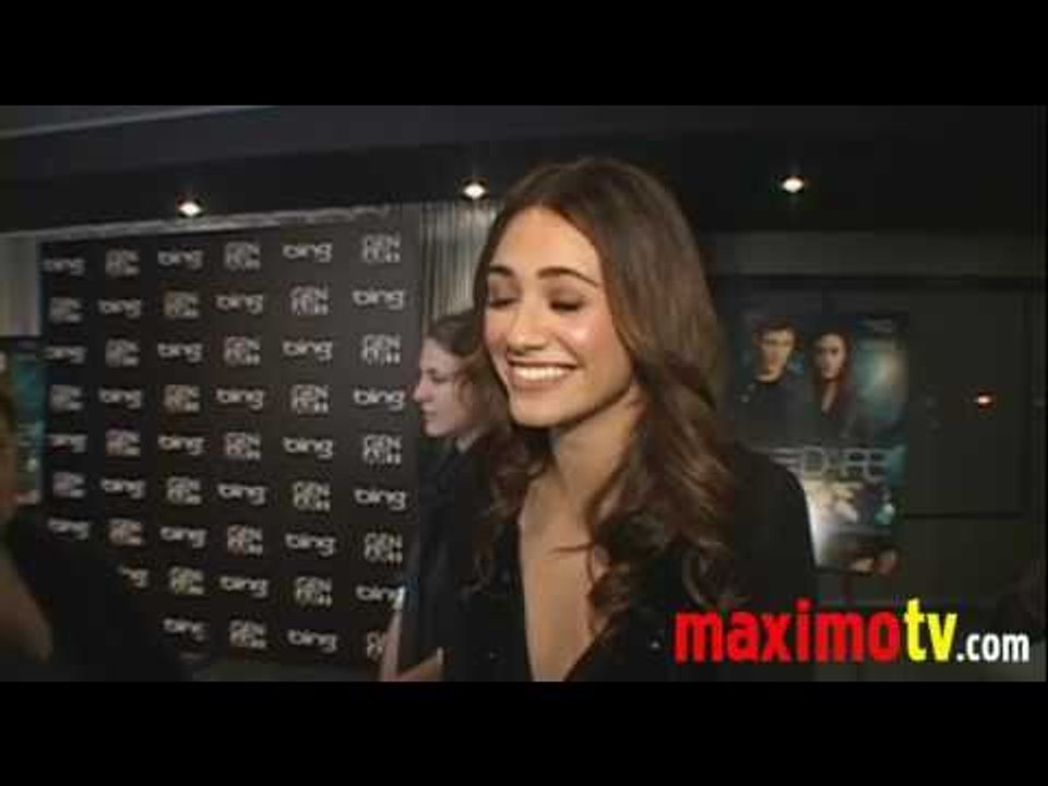 EMMY ROSSUM (Shameless) Interview at DARE Premiere