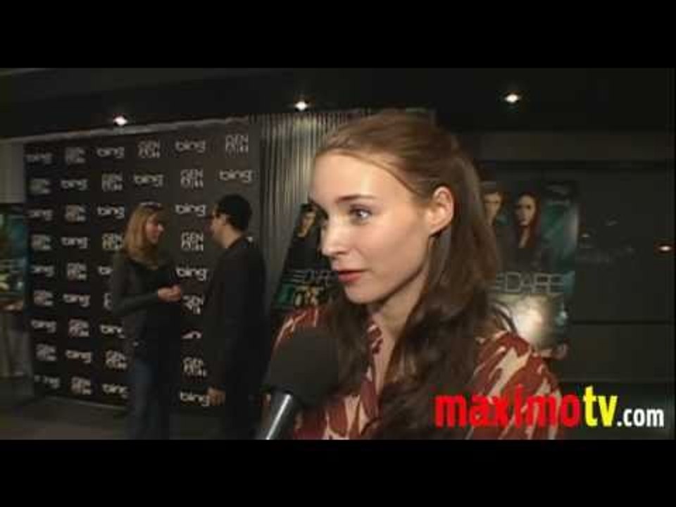 ROONEY MARA "The Girl with the Dragon Tattoo" INTERVIEW at DARE Premiere
