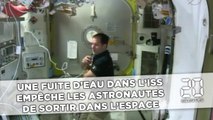 Une fuite d'eau dans l'ISS empêche les astronautes de sortir
