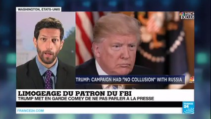 Etats-Unis: Trump menace l'ex-directeur du FBI James Comey, le met en garde de ne pas parler à la presse