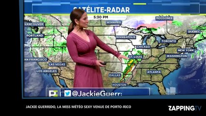 Jackie Guerrido, la miss météo très sexy qui fait fondre Porto Rico (vidéo)