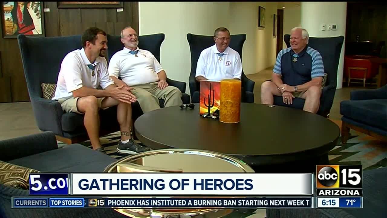 Four Congressional Medal of Honor recipients gather for events in Phoenix