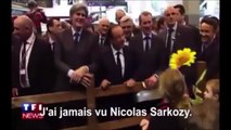 François Hollande blague sur Nicolas Sarkozy au salon de l'agriculture