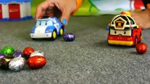 Toy Cars Collection - Robocar Poli Kinder Surprise Egg Rescue Team Learn to Count D