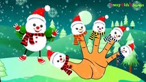Christmas Jingle Bells Snow Man Cartoon Finger Family Nursery Rh