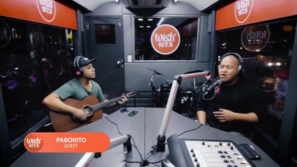 Quest performs  Paborito  LIVE on Wish 107.5 Bus