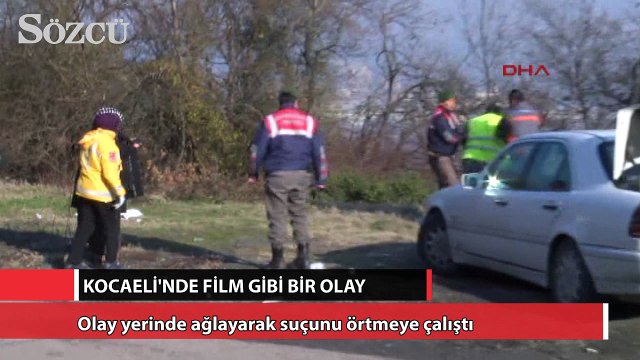 Öldürdüğü kişinin arkasından intihar süsü vermek için ağladı!