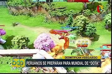 Peruanos se preparan para mundial de Dota