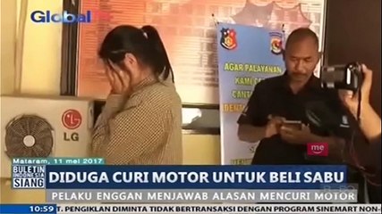 Gadis Curi Motor, Diduga untuk Beli Sabu