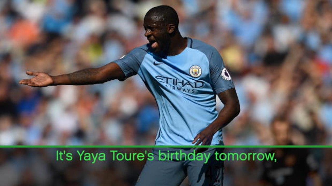 Guardiola will get Yaya Toure ’the biggest’ birthday cake - video