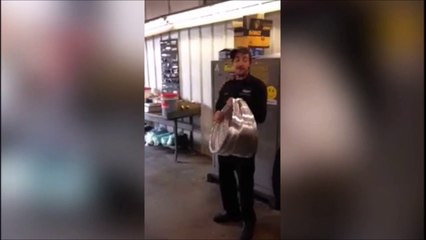 Sa technique pour echapper aux policiers est dingue