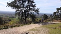Views from Leith Hill 1 May 2016 including London skyline and Heathrow and Gatwick airports