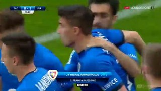 Michal Papadopulos Goal HD - Zaglebie 0-1 Piast 12.05.2017