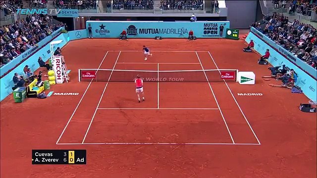 Tennis - Le coup aveugle de Pablo Cuevas