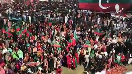 Massive Crowd and Junoon at PTI Sargodha Jalsa 12.05.2017