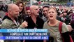 Des fans de Depeche Mode chantent "Enjoy the silence" en attendant le concert à Nice