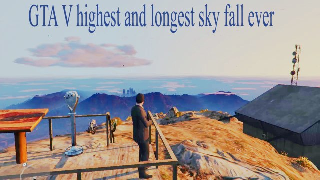 GTA5 GTA V highest and longest sky fall ever without parachute