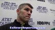 LIAM SMITH RECOUNTS SPARRING BROOK AHEAD OF CANELO BOUT; BELIEVES BROOK CAN BE 