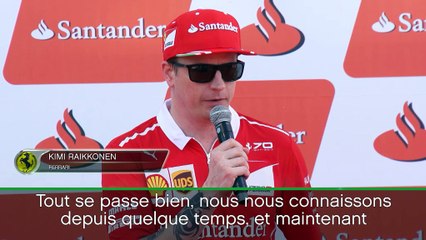 Ferrari - Räikkönen : ''Une saine concurrence avec Vettel''