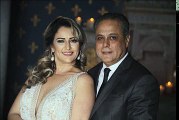 صور لحاتم بن عمارة وزوجته من كواليس حفل زواج سمير الوافي