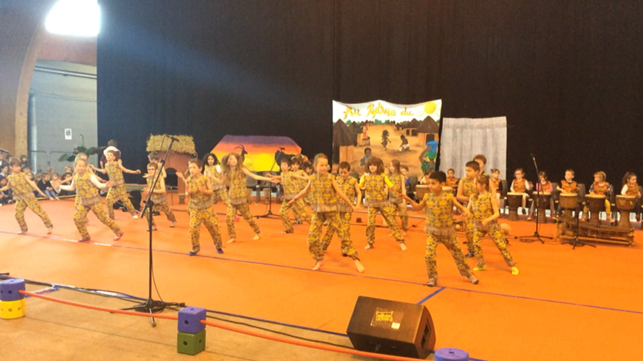 Répétition du spectacle de l'école de l'Yser