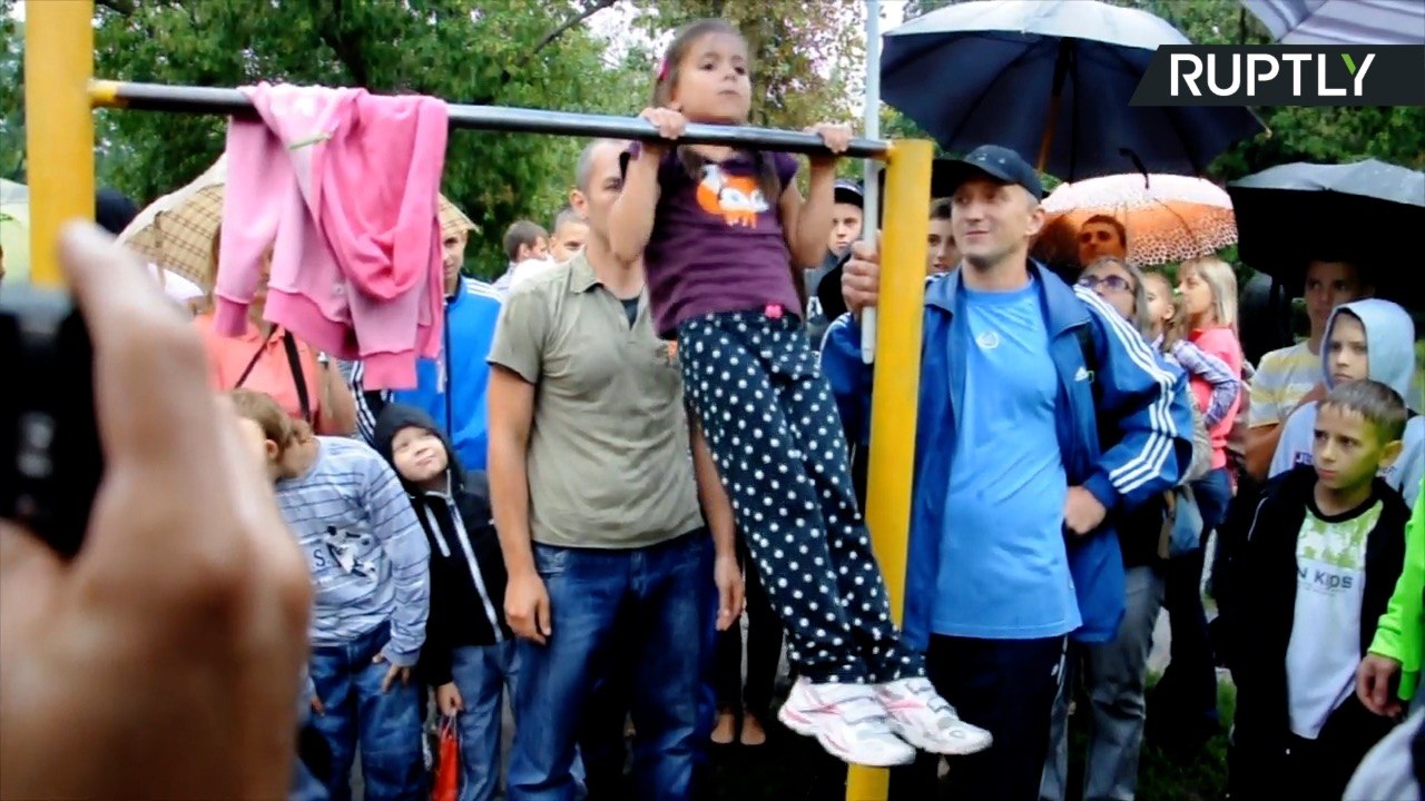 6-Year-Old Girl Shows Grown Men How It's Done with Twenty-Six Pull Ups
