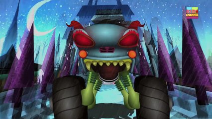 Haunted House Monster Truck - haunted house monster truck in the dinosaur land - part 1 | Episode 25