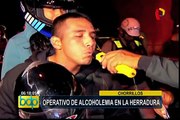 Chorrillos: operativo de alcoholemia en zona de La Herradura