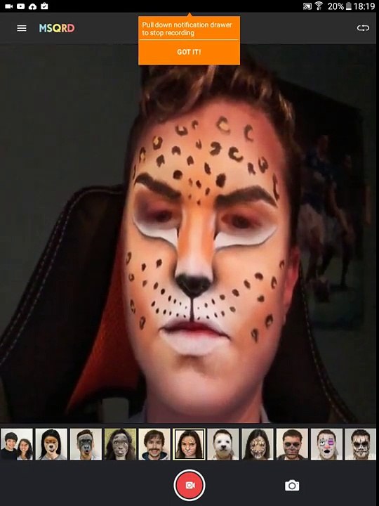 Msqrd haha