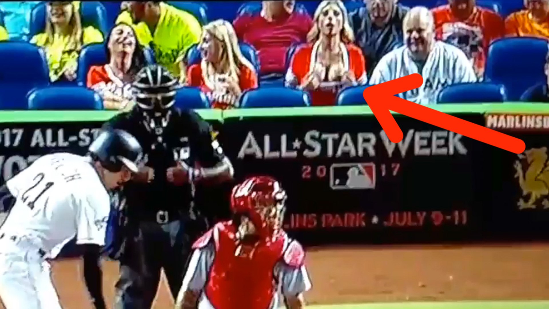 Fine Ass Marlins Fan DISTRACTS Cardinals Pitcher with Her Boobs - video  dailymotion