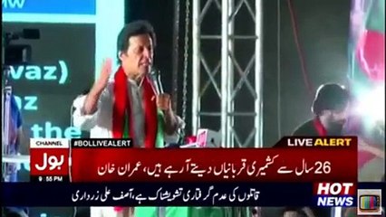 Imran Khan Speech Not Showing by Paki Channels