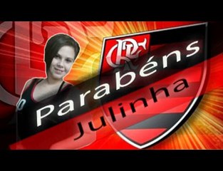 Mensagem dos jogadores do Flamengo para Julia Pimentel
