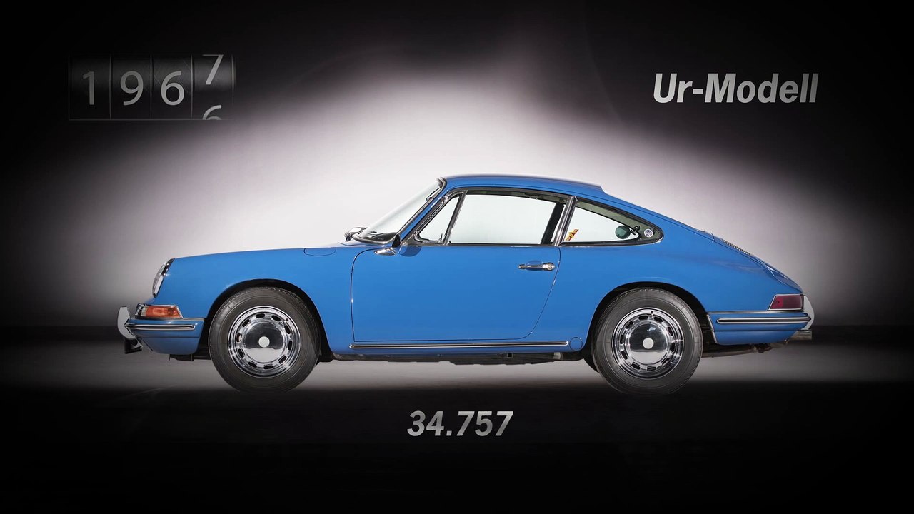 Die sieben Modellgenerationen des Porsche 911