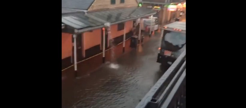 New Orleans' French Quarter Flooded After Storms