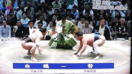 横綱白鵬関：恥ずかし〜い相撲をとっ取っちゃいました：稀勢の里にチャンス到来