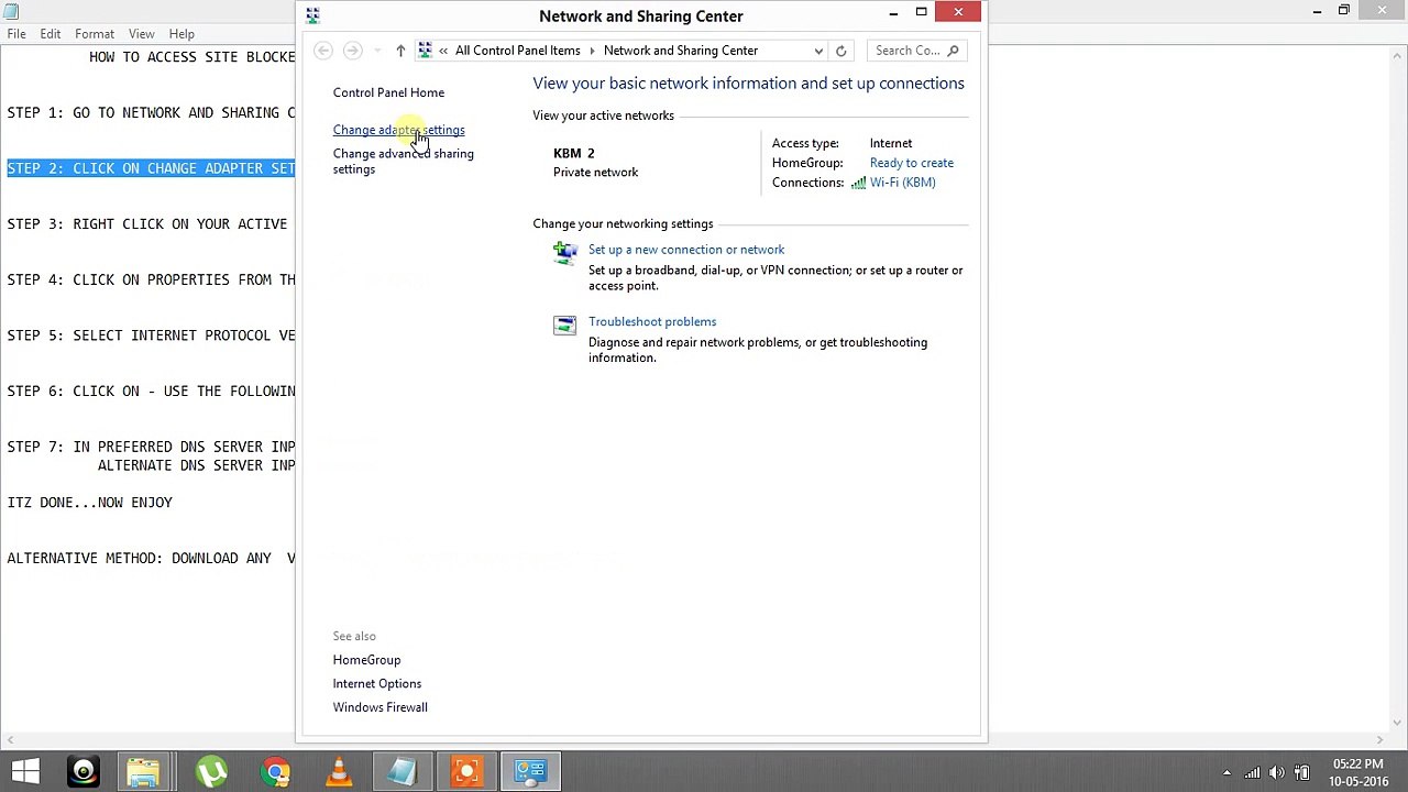 Unblock blocked sites