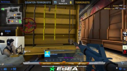 CSGO: nutty shroud 1v4