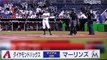 イチローの一撃で勝利！試合前お客さんにイチローTシャツがプレゼントされた