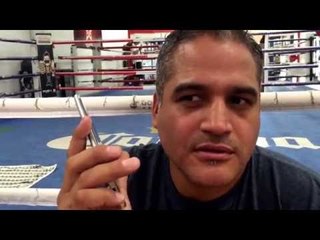 ricky funez on phone with gabriel - esnews boxing
