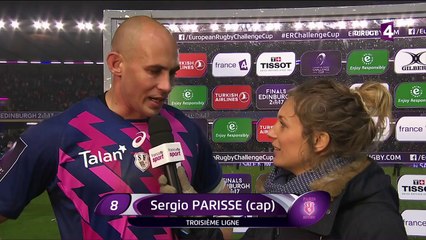 Rugby / Challenge Cup. Sergio Parisse :"On mérite ce titre européen !"