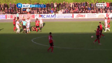 2ème jaune et carton rouge pour Chambly