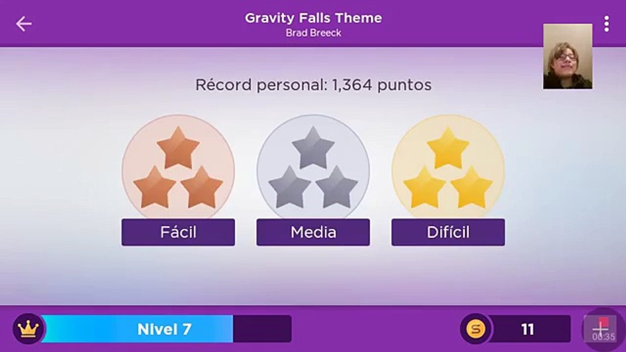 Gameplay de smile  gravity fall