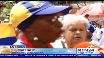 Abuelos venezolanos marcharon en Caracas: “Somos presos del hambre”